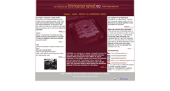 Desktop Screenshot of bishopsoriginal.eu